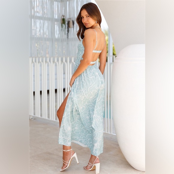 HELLO MOLLY coolest kind dress in sage size XS NEW - Picture 2 of 8